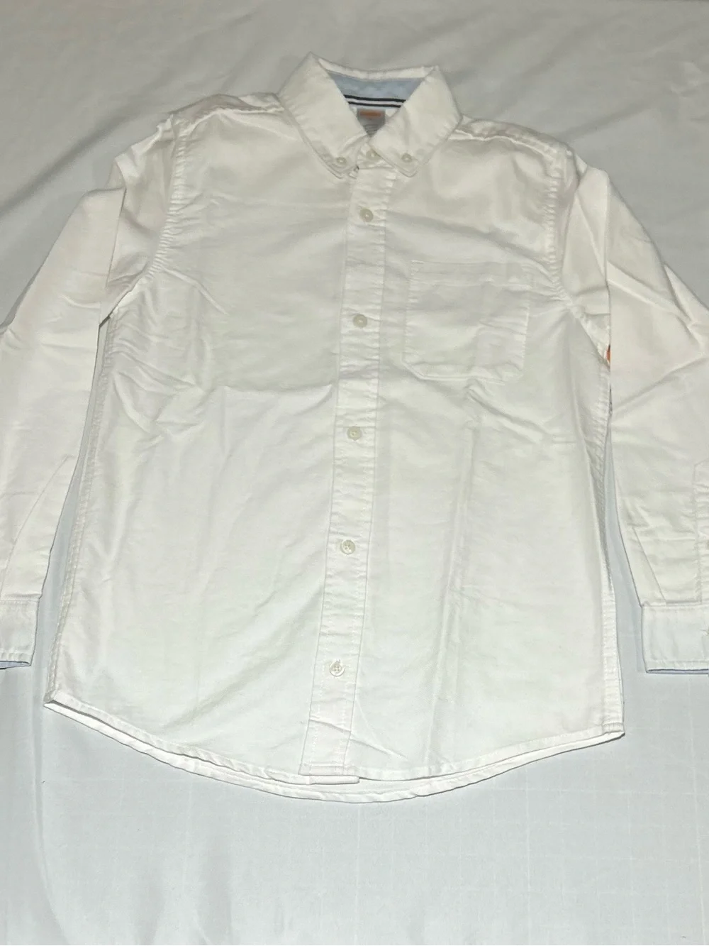 Gymboree Boys White Long Sleeve Uniform School Suit Classic Button Up NWT